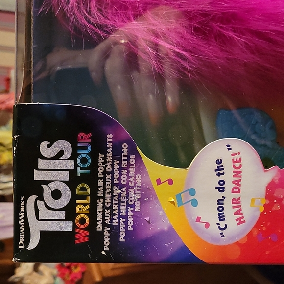 🆕️ DreamWorks Trolls World Tour Dancing Hair Poppy Interactive Talking Singing - Picture 3 of 6